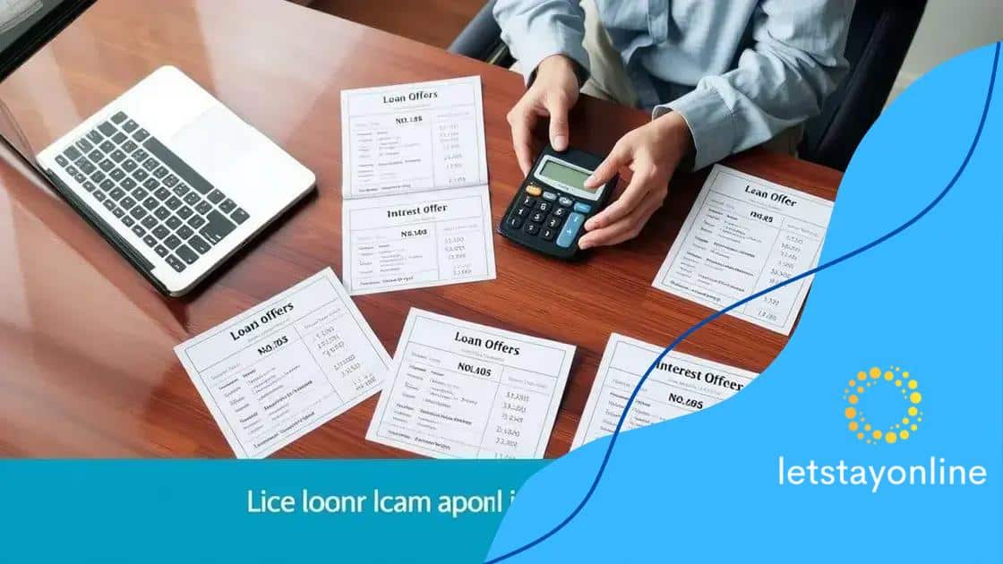 Comparing loan offers