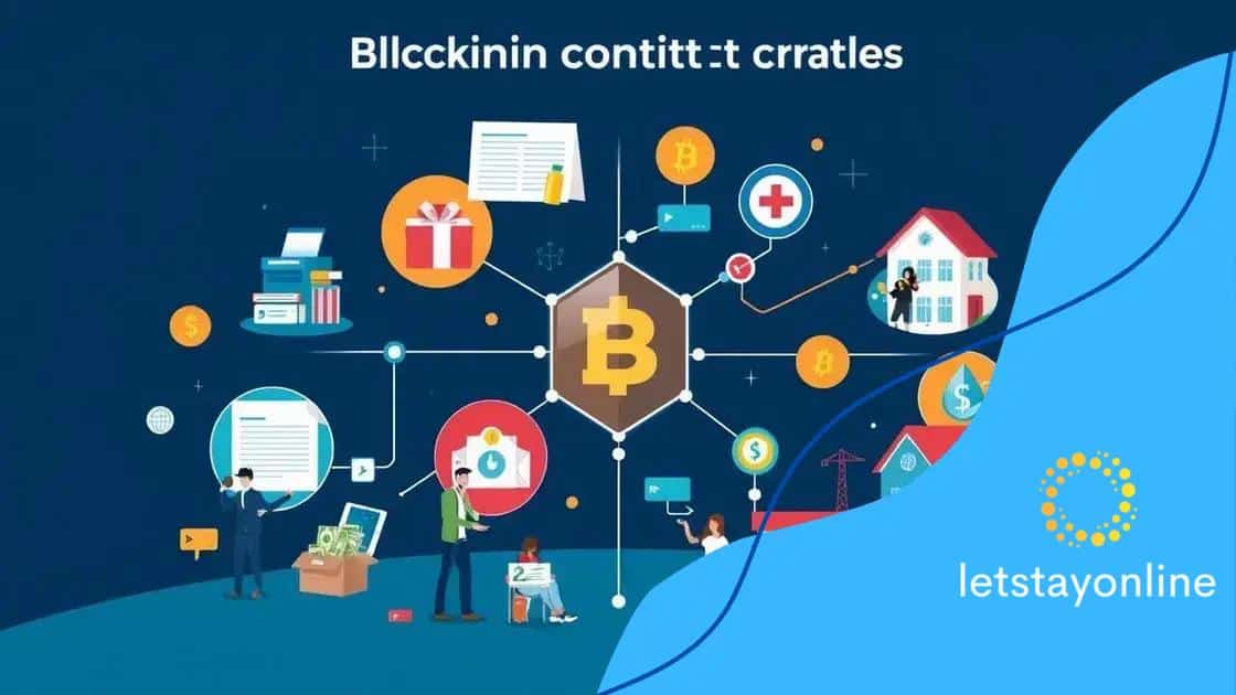 Real-world applications of blockchain contracts
