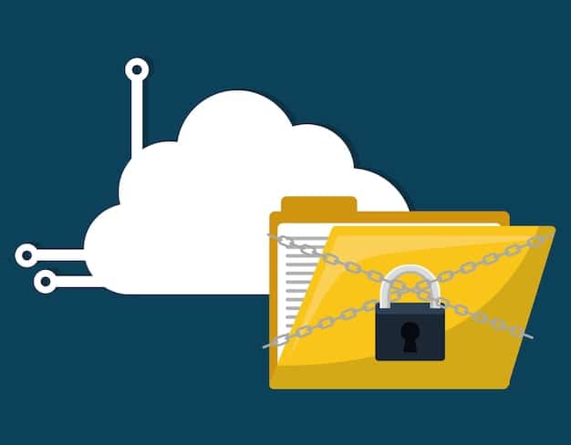 A graphic depicting a secure digital drop box, showing a document being anonymously uploaded into the system, with layers of encryption protecting the file's contents and the user's identity.