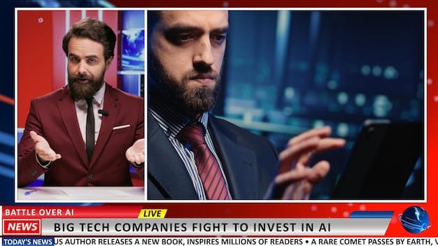 A split screen showing a credible news source on one side and a clearly fabricated news article on the other, highlighting the contrast between verified information and misinformation.