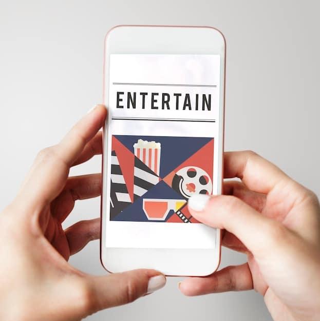 A close-up of a smartphone displaying a social media feed filled with sensationalized news headlines and questionable sources, illustrating the challenges of identifying credible information in the digital age.