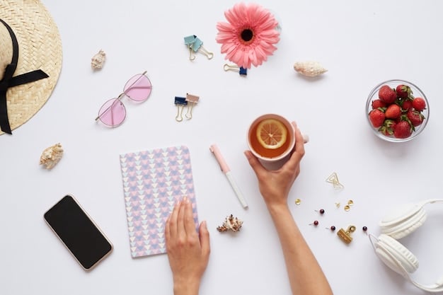 A comparison showing the original VSCO girl accessories alongside eco-friendly alternatives. On one side, plastic scrunchies and non-sustainable water bottles. On the other, organic cotton scrunchies, stainless steel water bottles, and ethically sourced puka shell necklaces.