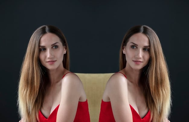 A split-screen comparison showing a highly polished and staged celebrity endorsement ad on one side and a casually created and relatable micro-influencer product review on the other. The contrast highlights the difference in production quality, authenticity, and engagement between the two approaches.