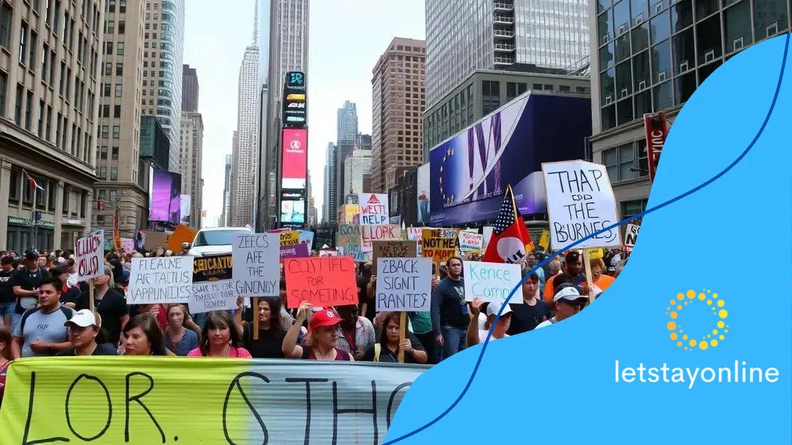 Major cities expected to see significant demonstrations