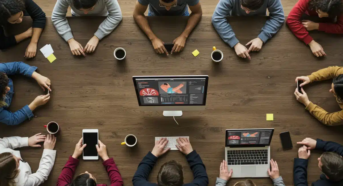 Diverse individuals united by digital challenge, reflecting the collective and varied responses to viral trends.