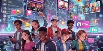 Gen Z's digital landscape with viral content and brand engagement.