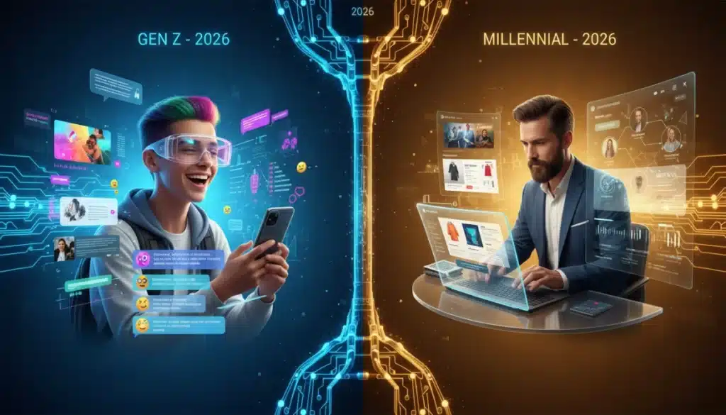 Gen Z vs. Millennials: 2026 Digital Habits Breakdown US
