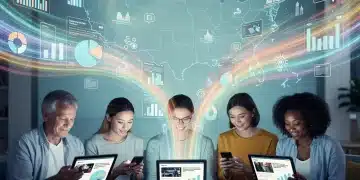Personalised news delivery boosts reader retention in the US market, with data streams and engaged users.