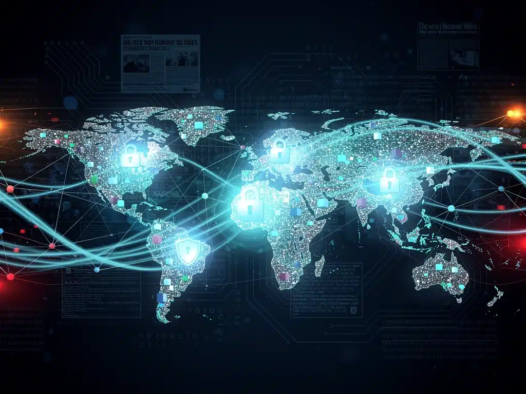 Encrypted digital communication safeguarding journalistic sources and data