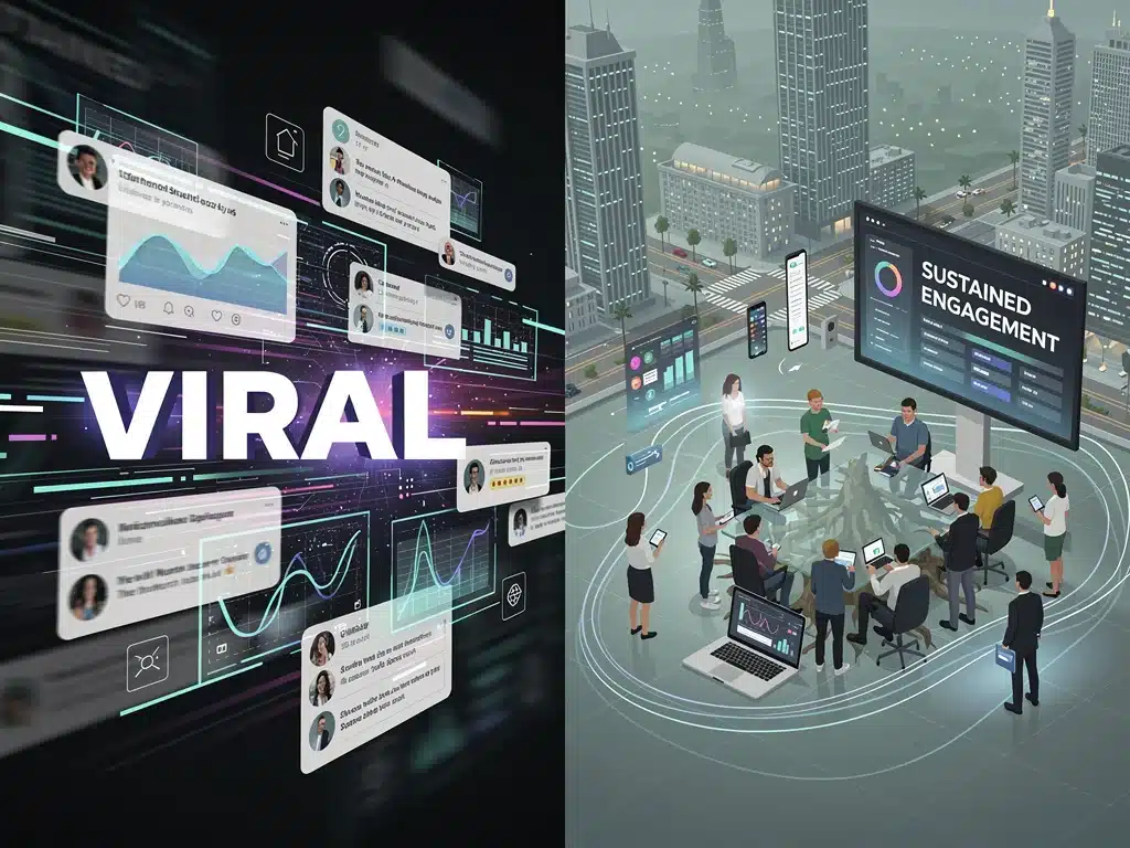 Viral Content vs. Sustained Engagement: A 2026 US Market Comparison