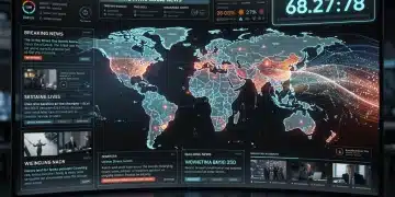 Digital news interface showing sub-3-second latency for live-blogging updates.